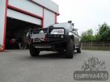 Передний бампер для Mitsubishi L200(1999 - 2005г) с плитой под лебедку и кенгурятником