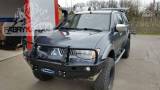 Передній бампер для Mitsubishi L200 (2006-) з плитою під лебідку і кенгурятником