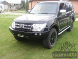 Передній бампер з монтажною плитою під лебідку для Mitsubishi Pajero IV (2015-)