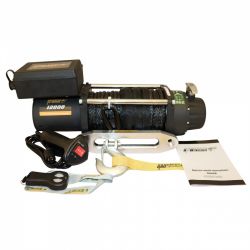 Лебедка электрическая Kangaroowinch K12000SR-12V с синтетическим тросом 12000 LBS (5443 кг) K12000SR-12V