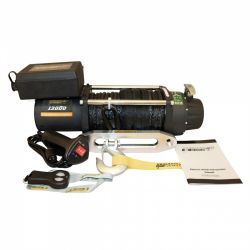 Лебедка электрическая Kangaroowinch K13000 12V с синтетическим тросом 13000 LBS (5907 кг) K13000SR-12V