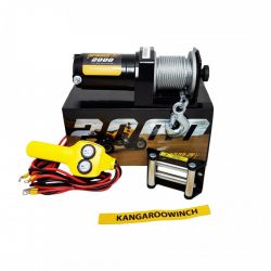 Лебедка для квадроцикла Kangaroowinch K2000E 12V 2000 LBS (907 кг) K2000E-12V