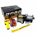 ✔Лебідка для квадроцикла Powerwinch PW2000E-12V ♦ Купити лебідку Павервінч на квадроцикл в інтернет-магазині Bezdor4x4.