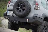 Задний бампер off-road Toyota Land Cruiser J120 MorE 4x4