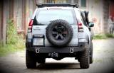 Задний бампер off-road Toyota Land Cruiser J120 MorE 4x4