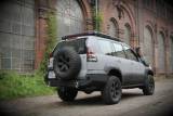 Задний бампер off-road Toyota Land Cruiser J120 MorE 4x4