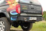 Задній бампер off-road Nissan Navara D40 05-14 MorE 4x4