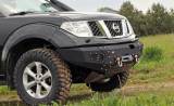 Передній бампер off-road Nissan Navara D40 / Pathfinder R51 05-10 MorE 4x4