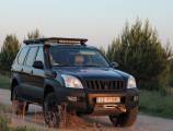 Багажник на дах offroad Toyota Land Cruiser J120 із рейлінгами More 4x4