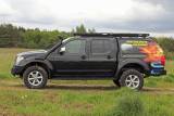 Бічні пороги Nissan Navara D40 05-14 MorE 4x4