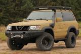 Боковые пороги Nissan Patrol Y61 97-04 short MorE 4x4