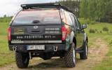 Задній бампер off-road Nissan Navara D40 05-14 MorE 4x4