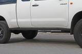 Боковые пороги Toyota Hilux Vigo 05-15 MorE 4x4