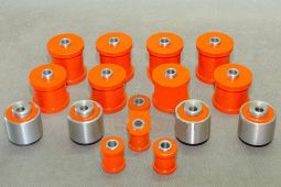 Комплект поліуретанових втулок для Suzuki Jimny (зі зміщеним центром + сайлентблоки)