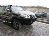 Передний бампер с монтажной плитой под ллебудку для NISSAN NAVARA D23 2014-