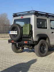 Задний бампер с лед лампами для SUZUKI JIMNY IV 1.5 БЕНЗИН 2018-