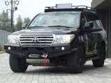 Передний бампер без кенгурятника с монтажной мплитой под лебедку для TOYOTA LAND CRUISER J200 07-