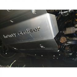 Защита двигателя и переднего моста алюминевая 6мм для Toyota Land Cruiser 120,125 2002-2009