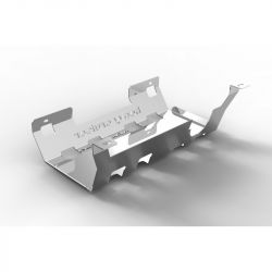 Защита заднего глушителя алюминиевая для Jeep Wrangler JK 2007-2018