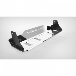 Защита радиатора и стабилизатора на бампер алюминиевая для Jeep Wrangler JL 2018-