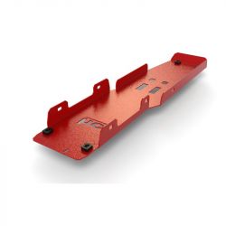 Защита аккумулятора и модуля инвентора Jeep Wrangler JL 4XE plug-in Hybrid 2021 красная