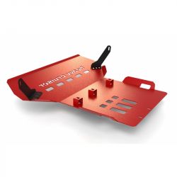 Защита радиатора, двигателя, рулевого механизма и переднего моста для RAM 1500 2019- красная