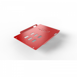 Захист коробки предач червоний для Mitsubishi L200 Triton 2019 –