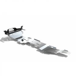 Комплект защиты днища алюминиевый для Nissan Navara D40 2010-2015