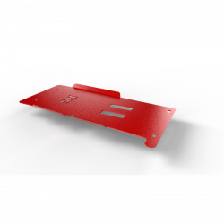 Захист коробки передач червоний для Nissan Pathfinder R51 2005-2013