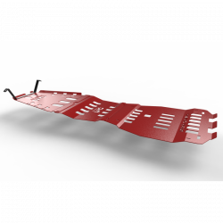 Комплект защиты днища SPORT красный для Suzuki Grand Vitara II 2005-2014