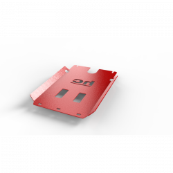 Защита коробки передач красная для Toyota Hilux Vigo 2005-2015