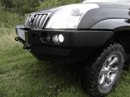 Передній бампер для LC120-J125 (2002-2009) з монтажною плитою під лебідку, без кенгурятника