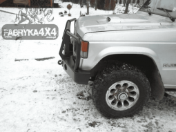 Передний бампер для Pajero I (1982-1991) с плитой под лебедку, без кенгурятника