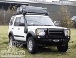 Передній бампер для Land Rover Discovery III i IV (2005-2009) з монтажною плитою під лебідку і кенгурятником