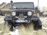 Передній бампер для Jeep Wrangler TJ (1990-2006) з монтажною плитою без кенгурятника