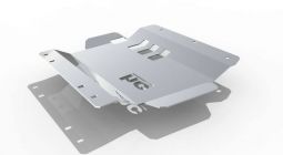 Защита переднего моста, масляного поддона и рудевой рейки алюминиекая для Nissan Navara D40 2005-2015