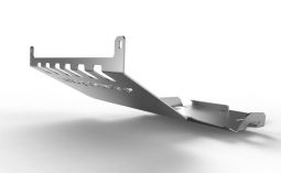 Защита двигателя и переднего моста алюминиевая для Nissan D23 NP300 2014-