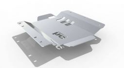 Защита переднего моста и масляного педдона алюминиевая для Nissan Pathfinder R51 2005-2013