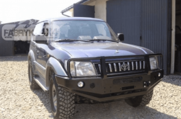 Передний бампер Toyota LC90 и LC95(1996-2002) с плитой под лебедку и кенгурятником 