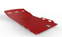 Защита двигателя и переднего моста красная для Isuzu D-MAX 2012-2017