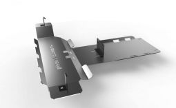 Защита коробки передач и редуктора алюминевая для Toyota Land Cruiser 120, 125 2002-2009