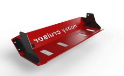 Защита радиатора и стабилизатора красная для Jeep Wrangler JL 2018-