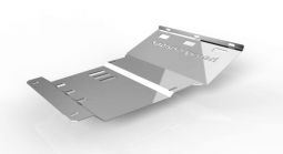 Защита двигателя, радиатора и переднего моста алюминиевая для Mitsubishi L200 Triton 2005-2015 без плиты под лебедку