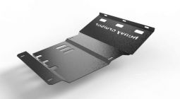 Защита двигателя, радиатора и переднего моста для Mitsubishi L200 Triton 2005-2015 без плиты под лебедку.