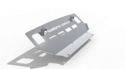 Защита радиатора и переднего бампера алюминиевая для Mitsubishi Pajero 4/Montero 4 2006-2014 гг.