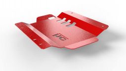 Захист переднього моста і масляного піддону червоний для Nissan Pathfinder R51 2005-2013