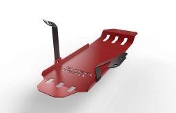 Защита двигателя и коробки передач красная для Jeep Wrangler JL 3.6 V6 2018-