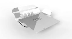 Защита редуктора алюминиевая для Range Rover L322 2007-2009