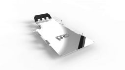 Защита коробки передач и редуктора алюминиевая для Range Rover Sport L320 facelift 2009-2013