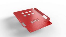 Захист коробки передач червоний для Range Rover L322 2007-2009